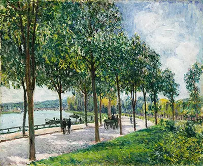 Allée of Chestnut Trees Alfred Sisley
